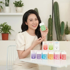 Hộp 12 chai rửa tay diệt khuẩn dưỡng da Fujiful 9 hương 45ml