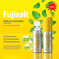 Hộp 12 chai nước xịt thơm miệng Fujisalt 14ml