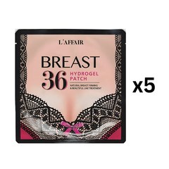Hộp 5 cặp miếng dán chăm sóc da ngực Rainbow L'affair 18g
