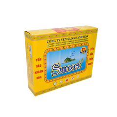 Hộp 6 lọ nước yến sào Khánh Hòa Sanest có đường 70ml