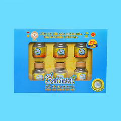 Hộp 6 lọ nước yến sào Khánh Hòa Sanest dành cho người cao tuổi có đường 70ml
