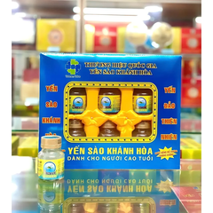 Hộp 6 lọ nước yến sào Khánh Hòa Sanest dành cho người cao tuổi không đường 70ml