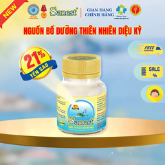 Hộp 6 lọ nước yến sào Khánh Hòa Sanest dành cho người cao tuổi không đường 70ml