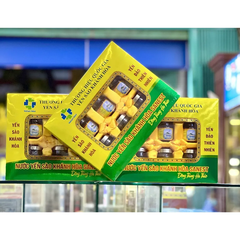 Hộp 6 lọ nước yến sào Khánh Hòa Sanest đông trùng hạ thảo có đường 70ml