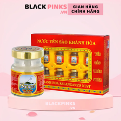 Hộp 8 lọ nước yến sào Khánh Hòa Sanest có đường 70ml