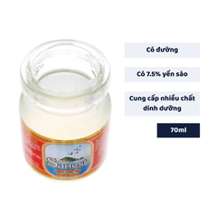 Hộp 8 lọ nước yến sào Khánh Hòa Sanest có đường 70ml