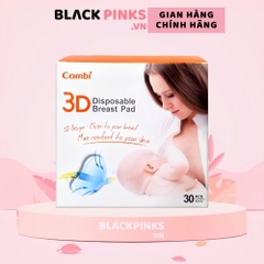 Hộp miếng lót thấm sữa 3D thoáng khí Combi (30pcs)