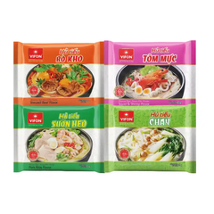 Hủ tiếu Vifon vị bò kho/tôm mực/sườn heo/nam vang/chay gói 65g