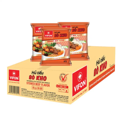 Hủ tiếu Vifon vị bò kho/tôm mực/sườn heo/nam vang/chay gói 65g
