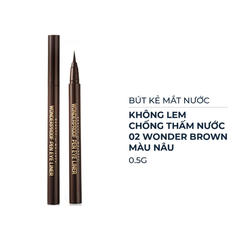 Kẻ mắt nước B.O.M lâu trôi - màu đen 01 Wonder Black/màu nâu 02 Wonder Brown 0.5g