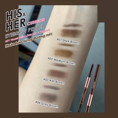 Kẻ mày Cathy Doll 3 trong 1 - #01 Dark Brown/#02 Medium Brown/#03 Ash Brown/#04 Gray Brown 0.16g + 0.4g