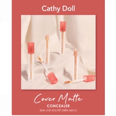 Kem che khuyết điểm Cathy Doll mịn lì 01/02/03 cho da sáng hồng/da sáng/da trung bình 2.4g