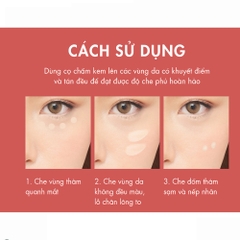 Kem che khuyết điểm Cathy Doll mịn lì 01/02/03 cho da sáng hồng/da sáng/da trung bình 2.4g