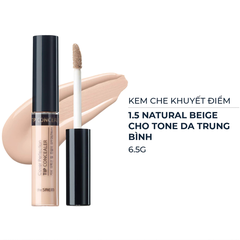 Kem che khuyết điểm The Saem màu 1.25/1.5.1.75 Light Beige/Natural Beige/Middle Beige 6.5g
