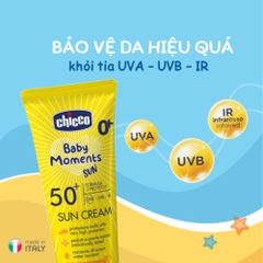 Kem chống nắng 3 tác động SPF 50+ Chicco 75ml