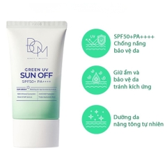 Kem chống nắng B.O.M Green UV Sun Off SPF50+/PA++++ 50ml