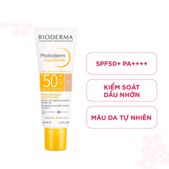 Kem chống nắng Bioderma giảm bóng nhờn 40ml (không màu/màu light)