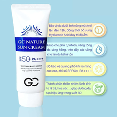 Kem chống nắng GC nâng tone & dưỡng sáng da 60ml