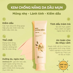 Kem chống nắng Hây Hây Cỏ Mềm cho da dầu mụn/da thường 60g