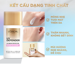 Kem chống nắng L'Oreal mịn nhẹ nâng tông giảm thâm 50ml