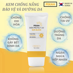 Kem chống nắng Pekah vật lý bảo vệ khỏi tia UV 70ml