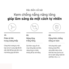 Kem chống nắng The Lab nâng tông da SPF50+ PA++++ 40ml
