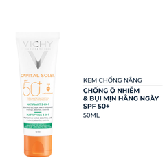 Kem chống nắng Vichy chống bụi mịn cho da dầu mụn 50ml