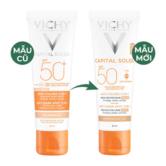 Kem chống nắng Vichy thoáng mịn ngăn sạm da có màu 50ml