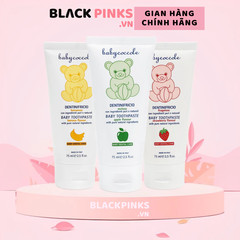 Kem đánh răng Babycoccole hương táo/hương dâu/hương chuối 75ml dành cho bé trên 12 tháng tuổi