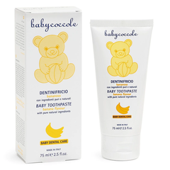 Kem đánh răng Babycoccole hương táo/hương dâu/hương chuối 75ml dành cho bé trên 12 tháng tuổi