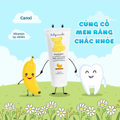Kem đánh răng Babycoccole hương táo/hương dâu/hương chuối 75ml dành cho bé trên 12 tháng tuổi