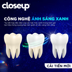 Kem đánh răng Closeup dạng gel khoáng trắng tự nhiên 100g