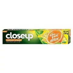 Kem đánh răng Closeup thơm mát tự nhiên dầu quất Detox 230g