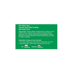 Kem đánh răng Closeup thơm mát tự nhiên dầu quất Detox 230g