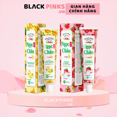 Kem đánh răng dược liệu Ngọc Châu trẻ em hương dâu/chuối (2 - 6 tuổi) tuýp 50g/(trên 6 tuổi) 70g