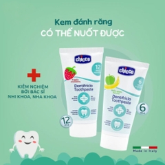 Kem đánh răng hương chuối - táo Chicco 6M+