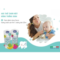 Kem đánh răng hương chuối - táo Chicco 6M+