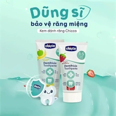 Kem đánh răng hương chuối - táo Chicco 6M+