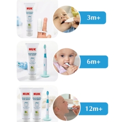 Kem đánh răng trẻ em không Flouride NUK 3-36 tháng (50ml)