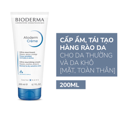 Kem dưỡng ẩm Bioderma cho da khô nhạy cảm 200ml