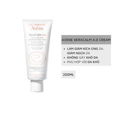Kem dưỡng Avène giảm khô ngứa cho da viêm thể tạng 200ml