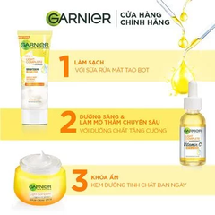 Kem dưỡng Garnier tinh chất serum sáng da ban ngày 50ml