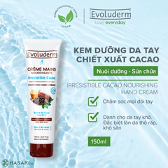 Kem dưỡng tay Evoluderm tinh chất cacao cho da rất khô 150ml