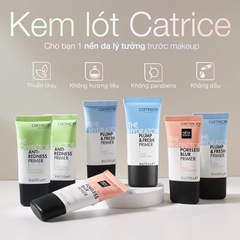 Kem lót Catrice - hỗ trợ làm đều màu, mịn màng da/hiệu chỉnh sắc da cho da mụn/dưỡng ẩm tươi mát, căng bóng da 30ml