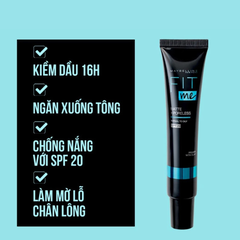 Kem lót Maybelline kiềm dầu ngăn xuống tông SPF 20 30ml