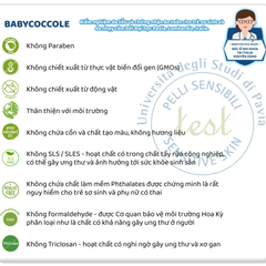 Kem nẻ và giữ ấm mùa đông Babycoccole 75g dành cho bé trên 0 tháng tuổi