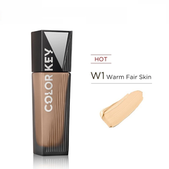 Kem nền Colorkey dạng lỏng lâu trôi W2/W1/C1 cho tông da tự nhiên/sáng ấm/sáng hồng 30g
