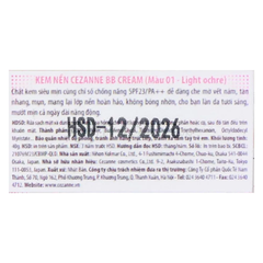 Kem nền Cezanne SPF23 PA++ 40g