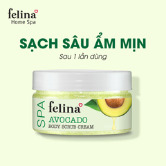 Kem tắm tẩy tế bào chết Felina chiết xuất bơ 200g /400g