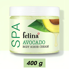 Kem tắm tẩy tế bào chết Felina chiết xuất bơ 200g /400g